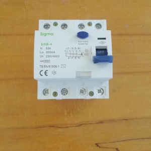 SİGMA 63A 300mA 6000A KAÇAK AKIM ŞALTER